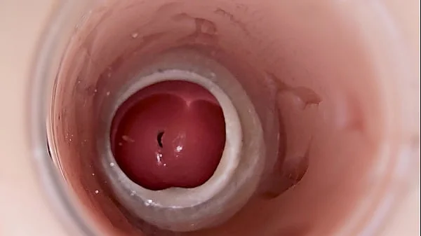 Camera inside deep pussy captures huge ejaculation of sperm videos