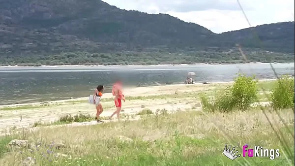 VOYEUR, I'm going to the beach and I have one intention: TO FUCK!!! I'm Luna Black X and you're going to get fucked - FAKings videos