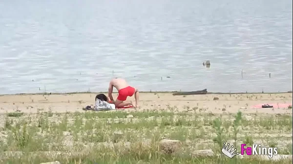 VOYEUR, I'm going to the beach and I have one intention: TO FUCK!!! I'm Luna Black X and you're going to get fucked - FAKings videos