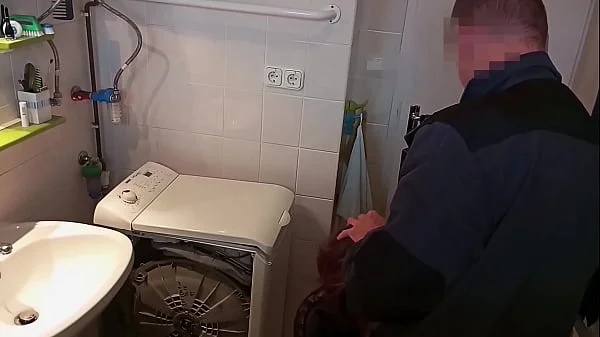 part1: Sexy, mature wife gets fucked by washing machine repairman - while husband sleeps. After waking up, unsuspecting husband fucks wife too. videos