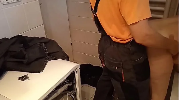 part1: Sexy, mature wife gets fucked by washing machine repairman - while husband sleeps. After waking up, unsuspecting husband fucks wife too. videos