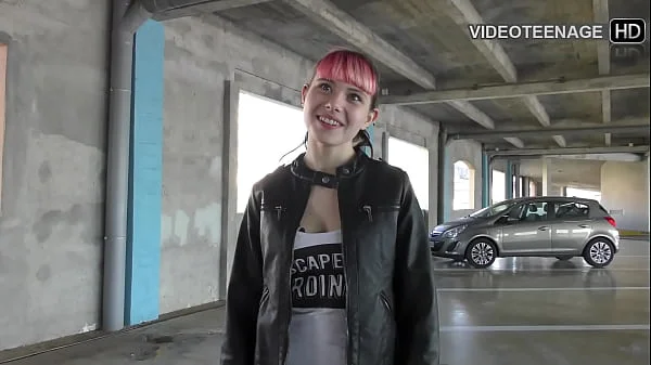 cute 18 years Luna does her first porn casting videos