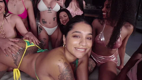 Orgía lésbica mas hot y rica del 2025 solo en Bluesins videos