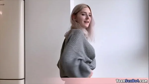 Eva a beautiful natural teen having her first ever fuck on camera and she is liking it videos