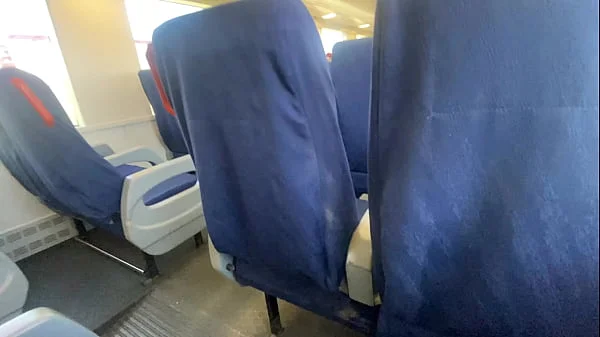 ACCIDENTAL SEX ON PUBLIC TRAIN - HANDJOB AND CUMSHOT WITH AMATEUR MILF videos