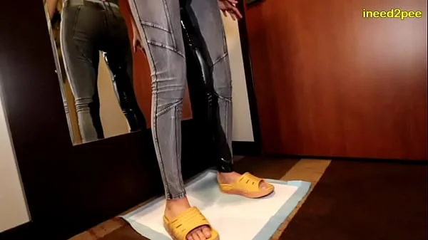 girls need the bathroom and piss themselves 2025 videos