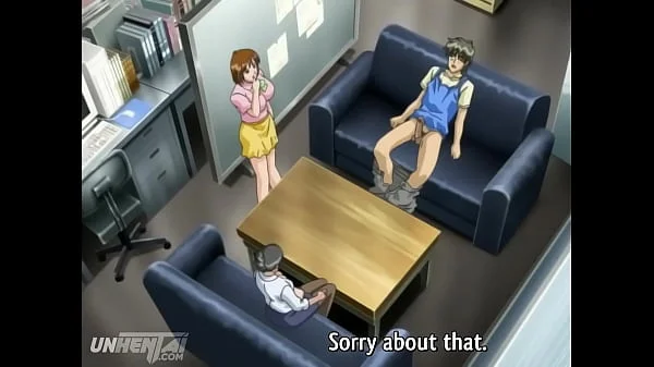 Hentai – Horny MILF Boss Fucks Her New Young Worker [Uncensored] [Subtitled] videos