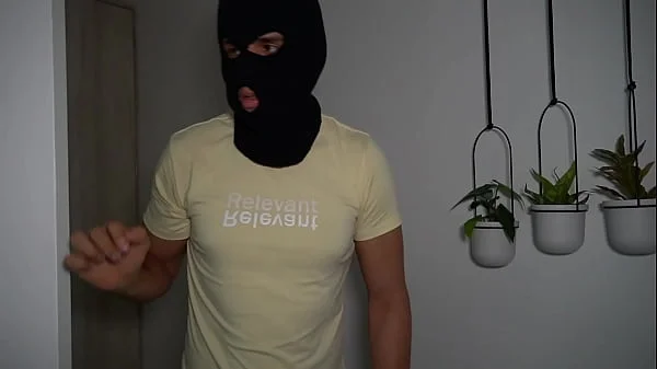 Big-ass stepmom caught by burglar in her home videos