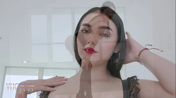 Beautiful hot Colombian Madison Stil getting fucked by 3 big cocks with intense double anal penetration, DP videos