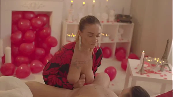 Romantic blowjob and titsjob videos