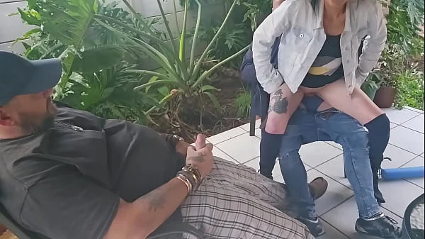 Cuckold Friend fucking my wife while i jerk of and cum on them fucking videos