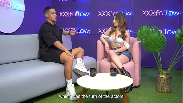 Hot Interview Ends in Wild Threesome: Latina MILF Subdued by Maxx Betancur and Mercilessly Kissed by the Presenter videos