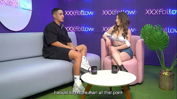 Hot Interview Ends in Wild Threesome: Latina MILF Subdued by Maxx Betancur and Mercilessly Kissed by the Presenter videos