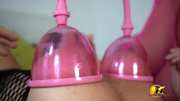 We have fun with pussy and nipples pumps videos