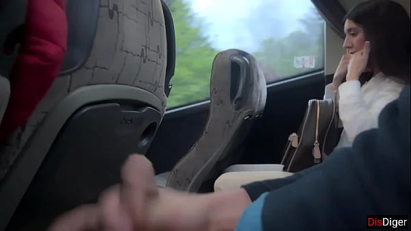 Public Dick Flashing - Risky Handjob in Public Bus Full of People Cum by Hand videos