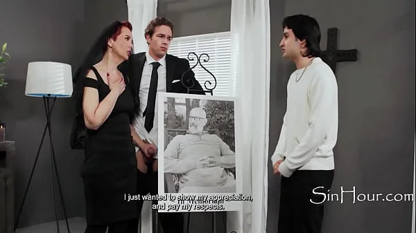 Jayden Marcos Fucks Grieving GILF Widow Ruby Lynne At Husbands Funeral videos