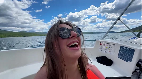 A Handsome Black Guy Destroys my Pussy on the Boat with his Big Cock - Luna Doll videos