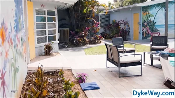 Housewife and lesbian gardener videos