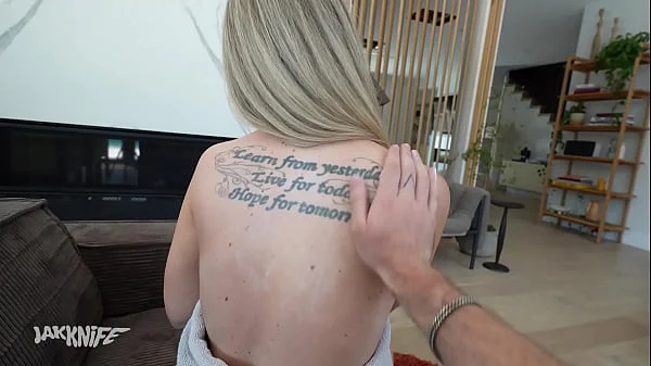 Rubbing Lotion on my step Mom's Friend's Naked Body - Bunny Madison videos