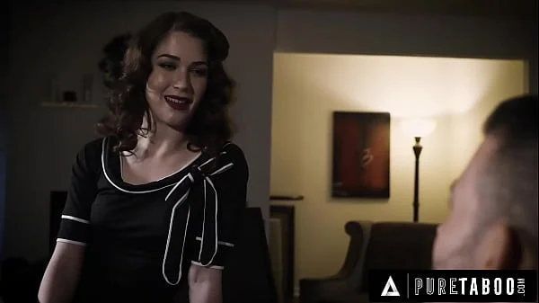 PURE TABOO Housewife Evelyn Claire Betrays Desperate Politician Husband With Journalist Against Him videos