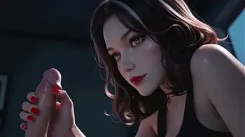 ATKINS HEAVEN - Roommate's Late Night Surprise - Hot Brunette Makes You Cum In Her Mouth While Watching A Movie - [POV][VIRTUAL SEX][AI] videos