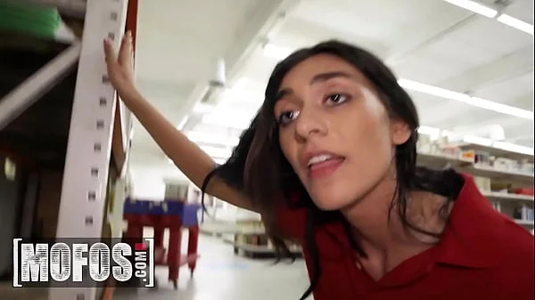 MOFOS - Horny Aubry Babcock Drops To Her Knees In The Store And Sucks Off Her Coworker In Public videos