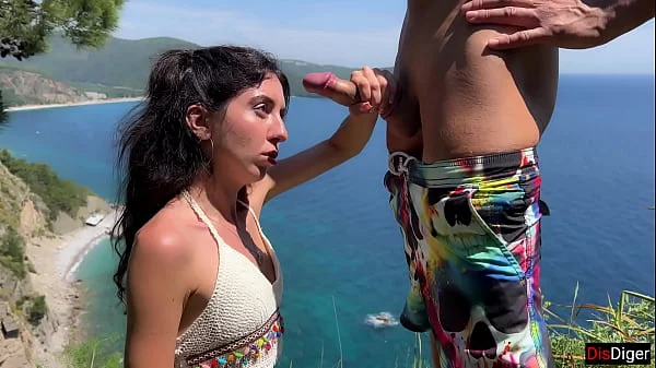 Public Dick Flashing - Girl Help Me to Cum in Mountains videos