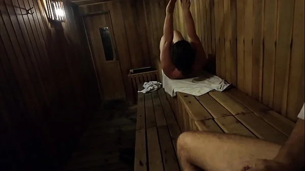 Dick flash - Public Sauna with naked Milf she helps me videos