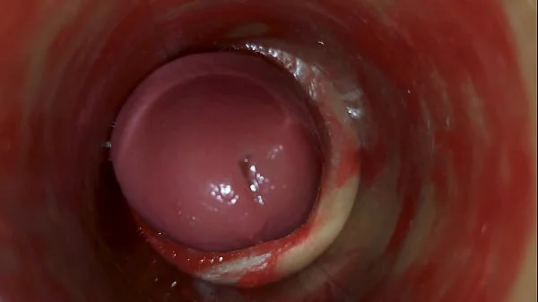 Camera Inside Deep Pussy Captures Huge Ejaculation of Sperm ASMR videos