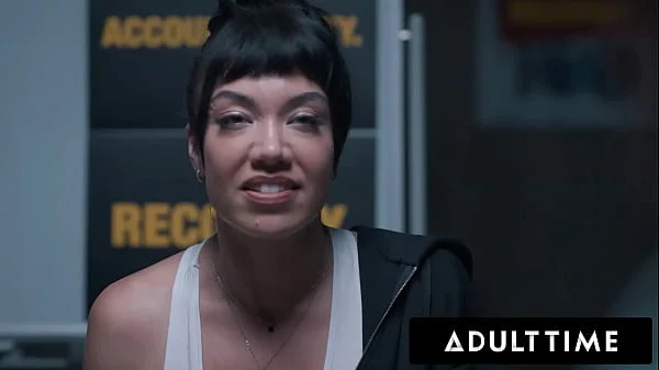 ADULT TIME - Sex Addict Little Puck FISTED & DOUBLE PENETRATED DURING ROUGH DVP GANGBANG videos