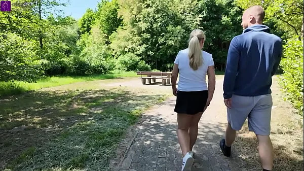 Public bareback sex with a stranger, creampie, and mouth piss at a rest stop! Part 1 videos