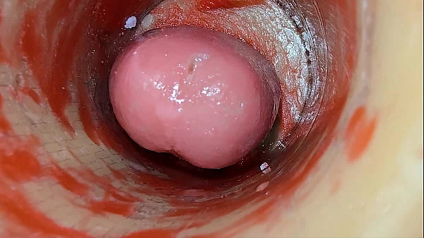 Camera Inside Deep Pussy Captures Dose Ejaculation of Sperm ASMR videos