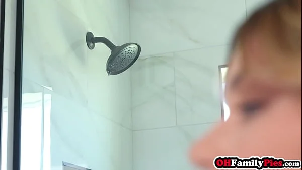 Teens pussy leaking like her shower so her stepbrother fixed her problem videos