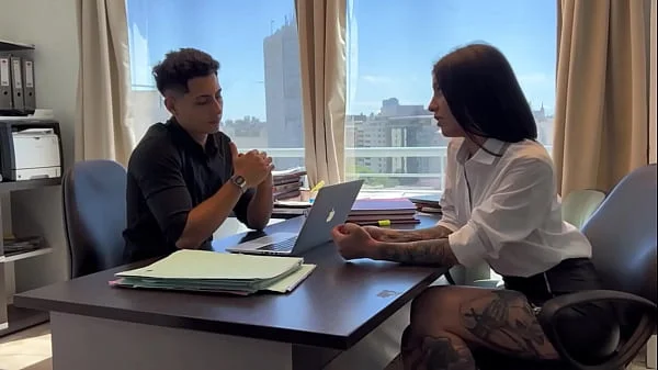 My slutty secretary seduces me and fucks me to avoid working videos