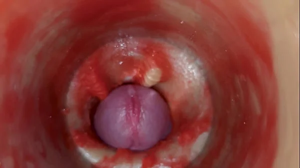 Cum without sperm. Excellent internal camera. 4K videos