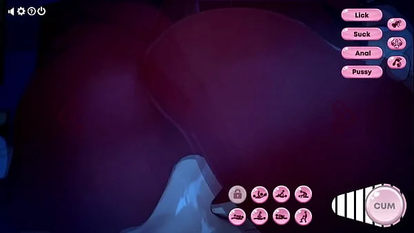 Animation porn - a brave girl decided to have sex with a modest handsome guy videos