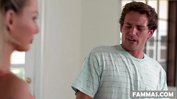 Suspicious Stepson visits his Mom in her workplace - Isabelle Deltore - Family Sex Massage videos