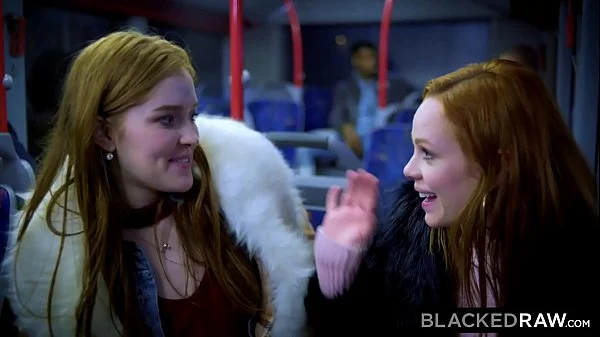 BLACKEDRAW Two Beauties Fuck Giant BBC On Bus! videos