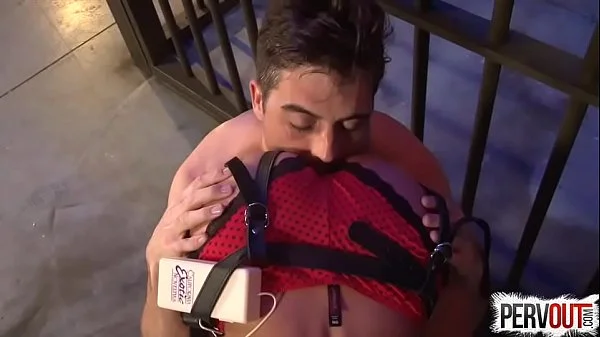 ChiChi Fucks Male Prison Bitch in The Ass With Big Pink Strapon videos