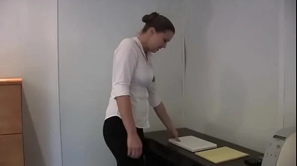 Woman to strip in office videos