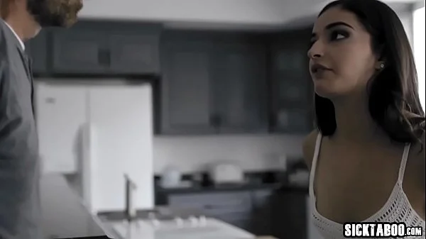 Stepdad disciplines perverted small tits stepdaughter videos