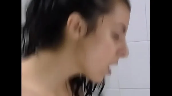 Hairy brunette gets fucked in the shower videos