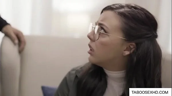 Nerdy brunette teen deepthroat by older guy videos