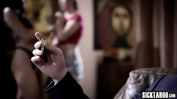 Corrupt couple pick up teen and fuck her in threesome videos