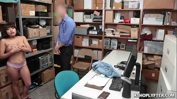 Shoplyfters tight teen pussy gets spreadeagle fuck! videos