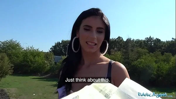 Public Agent Hot busty Romanian beauty fucked to orgasm for cash videos