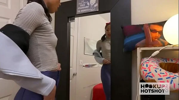 Skinny ebony fuckdoll Alexis Tae gets banged hard by Gozzling videos