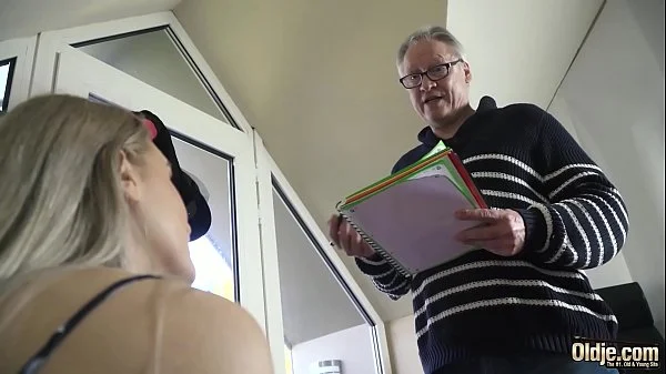 Beautiful teen gets pussy fucked by horny old cock videos