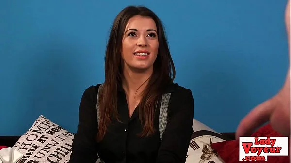 Elegant english voyeur talks to wanking loser videos