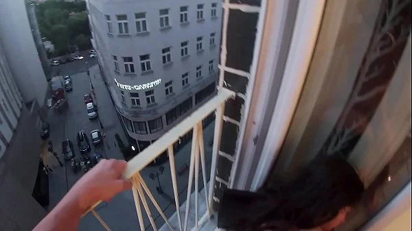 Doggyfuck and creampie in front of the neighbors videos